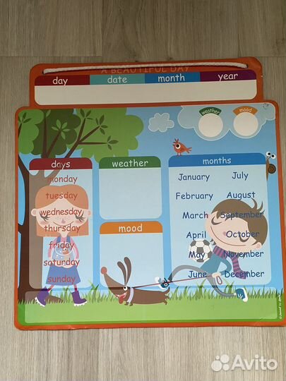 Вечный календарь магнитный Janod