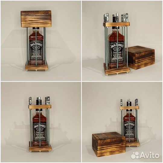 Клетка для бутылки подарочная