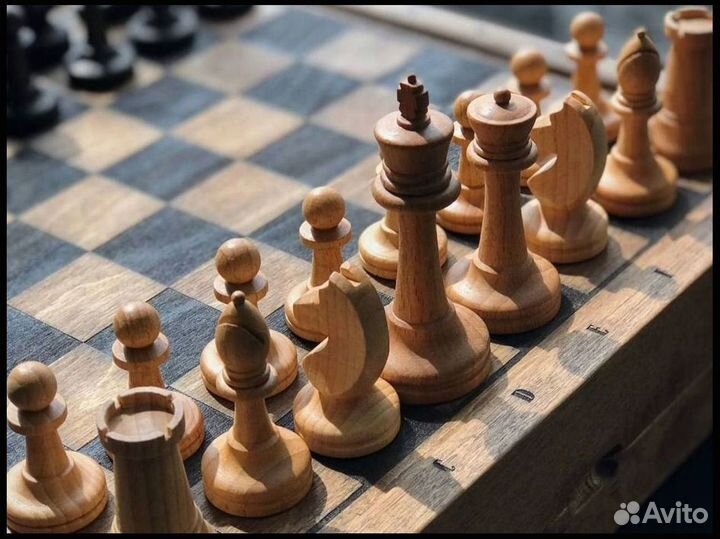 Шахматы из массива дерева под заказ