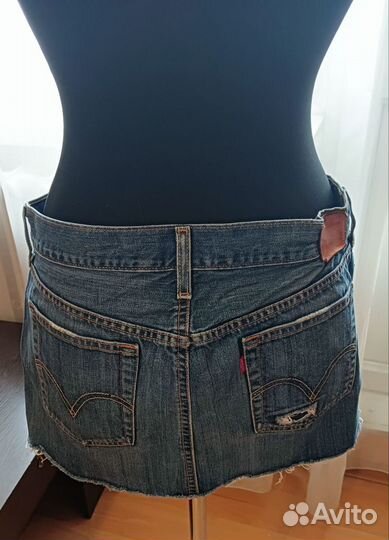 Джинсовая юбка женская levis