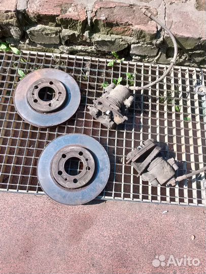 Два суппорта и два диска гольф 4, Октавия тур