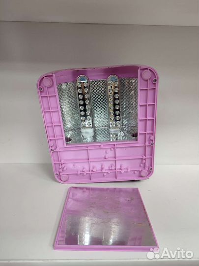 Лампа для маникюра розовая (72)