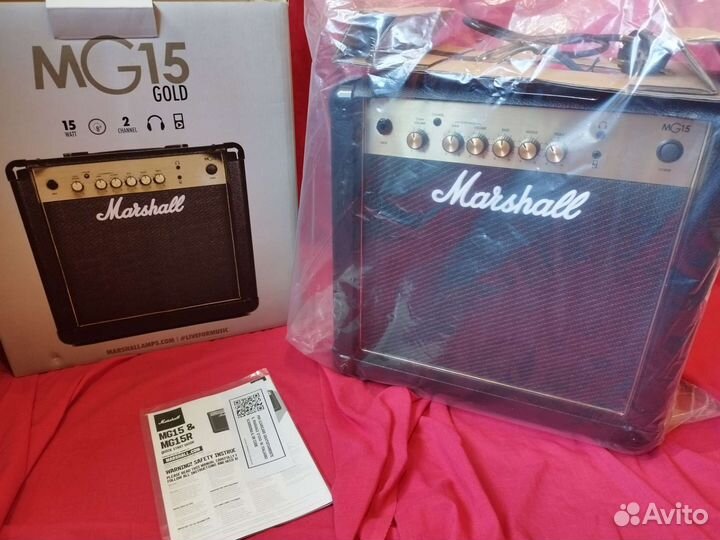 Комбоусилитель marshall MG15g Gold новый