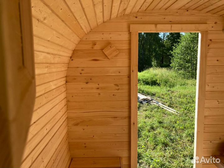 Круглая Баня бочка