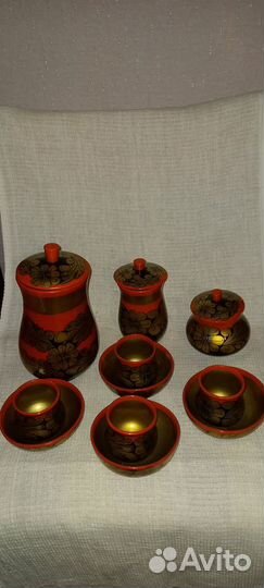 Чайный набор хохлома