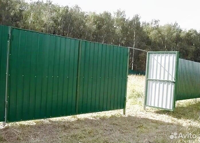 Ворота распашные под ключ с гарантией