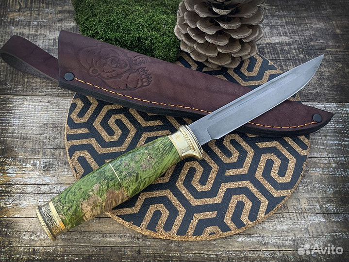 Финка охотничья из стали к340