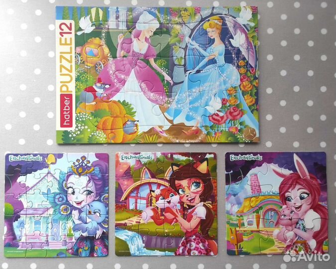 Детские игрушки пазлы энчантималс