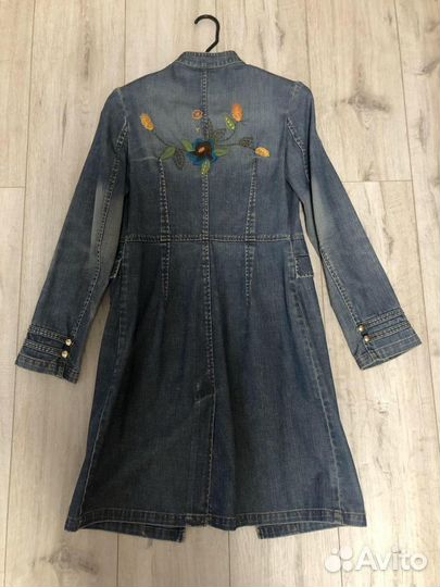 Джинсовое пальто