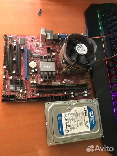 Материнская плата 775 ddr2