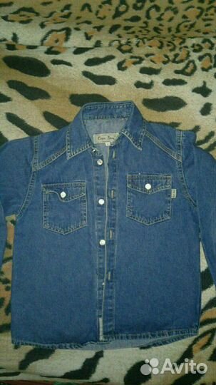 Рубашка джинсовая