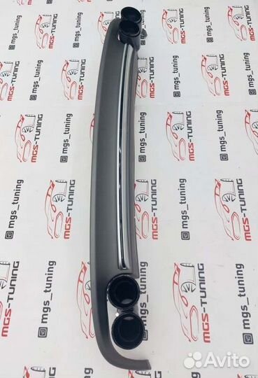 Диффузор S7 Audi A7 S-line 10-14 + Akrapovic black