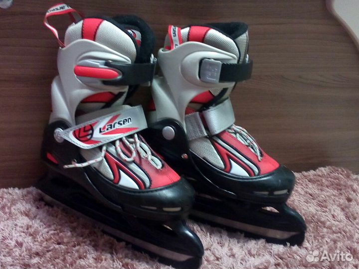 Детские раздвижные коньки р. 30-33