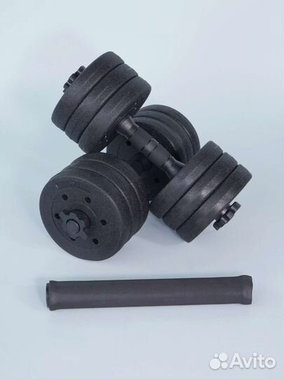 Разборные гантели со штангой 12 кг,26кг