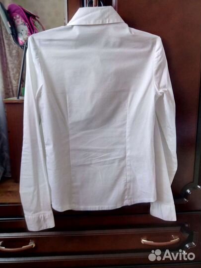 Рубашка школьная белая