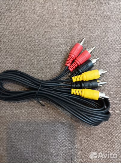 Кабели RCA3/RCA3 (тюльпаны) 3 штуки