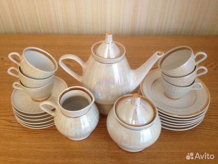 Сервиз кофейный СССР, две кофейные пары СССР