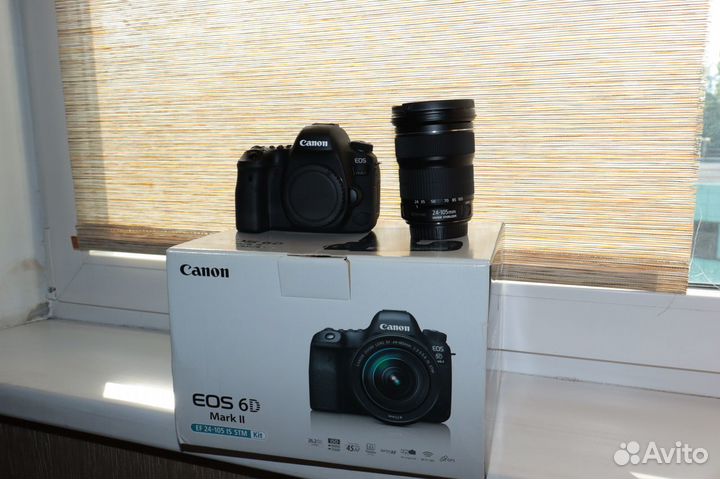 Canon 6d mark ii kit 24-105mm stm новый