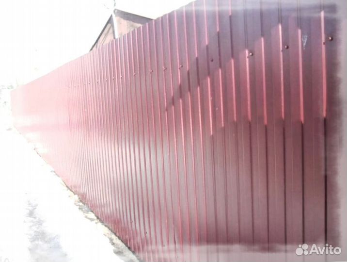 Забор из профлиста