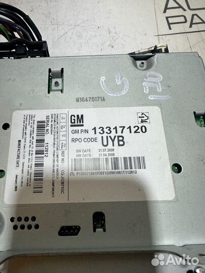 Магнитола Opel Insignia G09 A18XER 2009