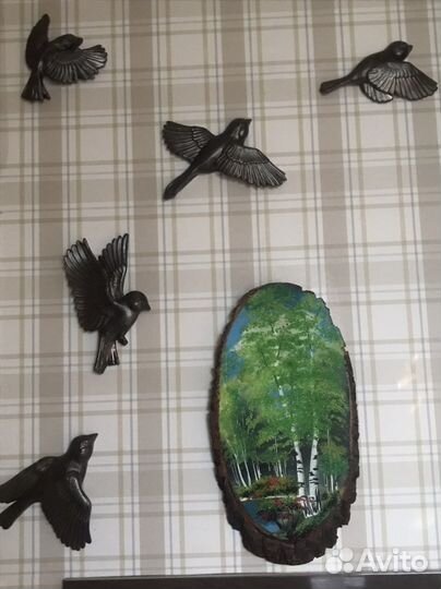 Настенный декор птицы