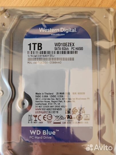 HDD WB blue 1 TB