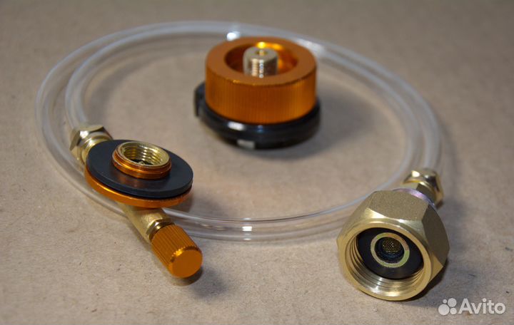 Адаптер переходник для заправки газовых баллонов