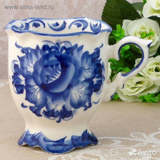 Кружка «Романтика», гжель