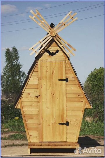 Уличный туалет домик с установкой LIZ
