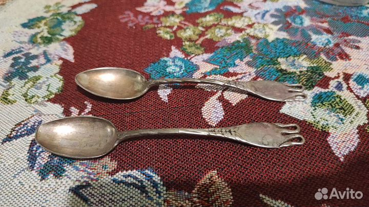 Ложки СССР. Серебро 84 пробы