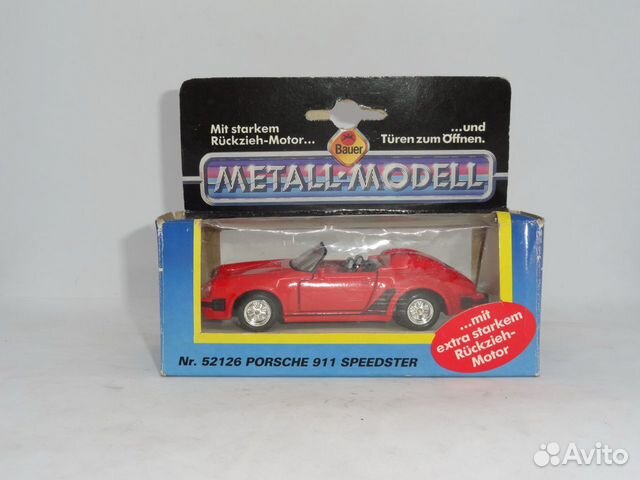 Porsche 911 Speedster, 1/36, Бауэр
