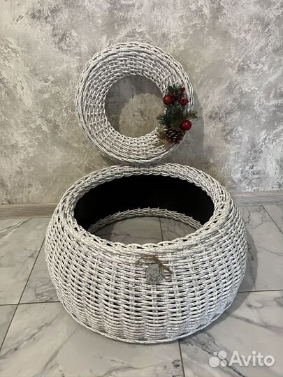 Юбка под елку,искуственная клумба