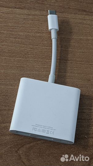 Адаптер Apple usb c digital av multiport a1621