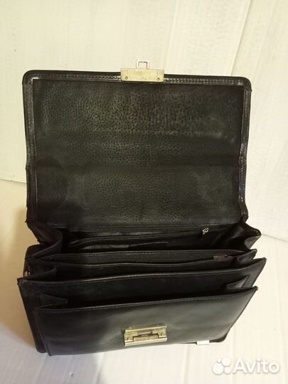 Кожаная барсетка