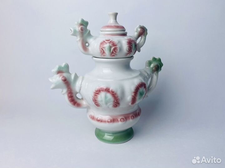 Чайник заварочный фарфоровый СССР петушок