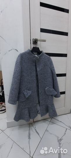 Пальто для девочки 140