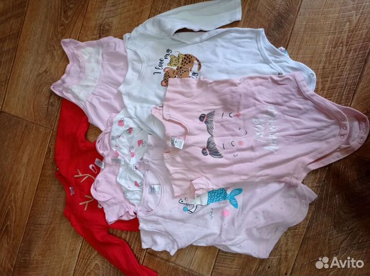 Детские вещи на девочку пакетом от 1 мес. до 2 лет