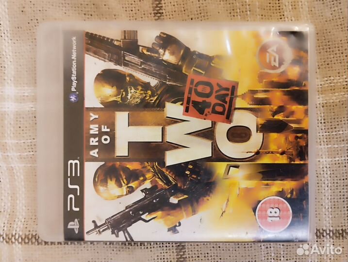 Диски на ps3 Army of two и conan