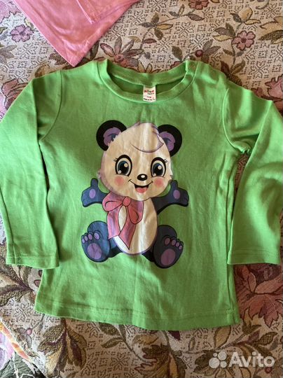 Вещи пакетом новые бу для девочки 110 платье