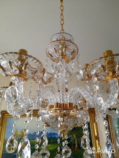 Люстра хрустальная новая /390512/9