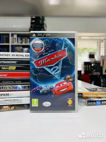 PSP Disney Pixar Тачки 2