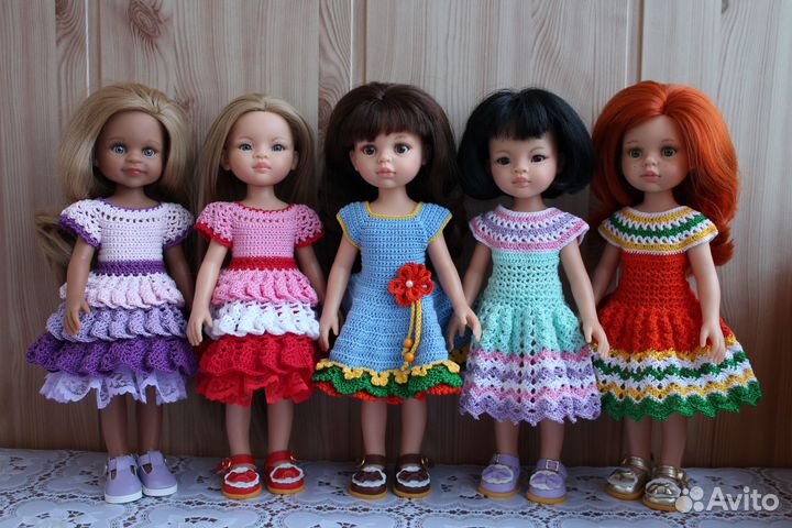 Платья для кукол Паола Рейна
