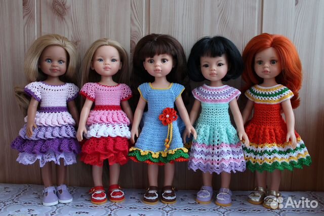 Платья для кукол Паола Рейна