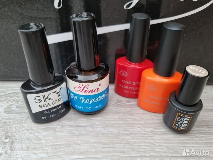 UV лампа, лаки, полигель