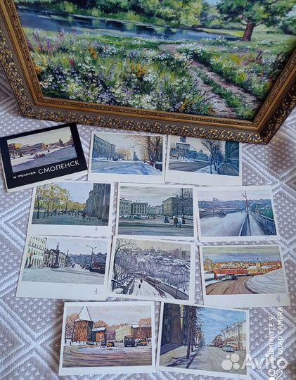 Набор открыток СССР 54 шт. Чистые