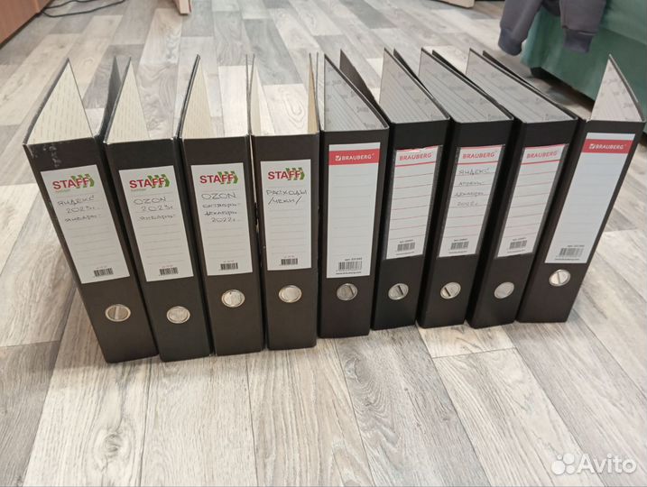 Папка-регистратор 9 шт Б/У отличное состояние