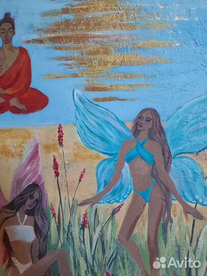 Картина акрилом, интерьерная картина