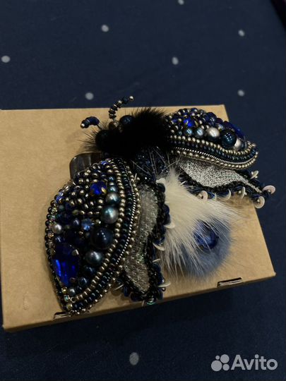 Брошь ручной работы