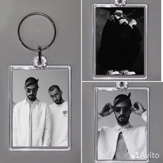 Брелоки акриловые на заказ Miyagi