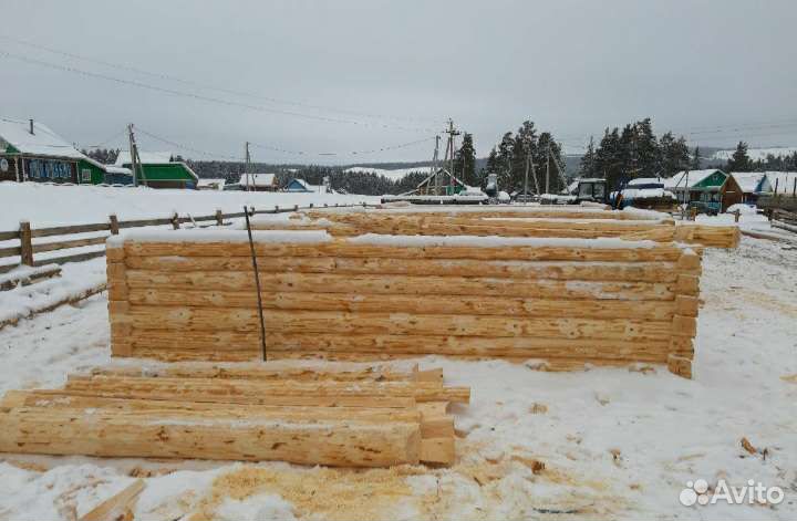 Сруб бани 4х6